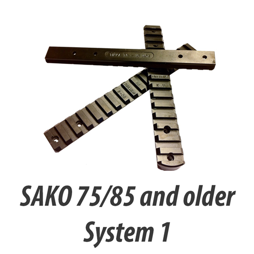 Sako 75 / 85 System 1 without bases - montage skinne - Picatinny/Stanag Rail 